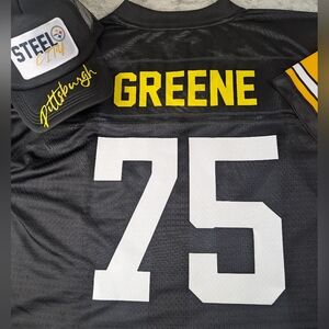 Black and Yellow Football Jersey with Cap